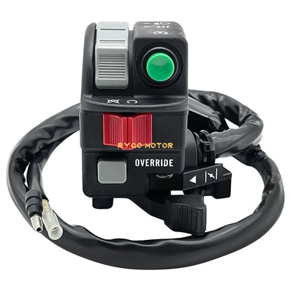 Left Handlebar Switch Start/Stop Override for Kawasaki KFX700 (2004–2009)