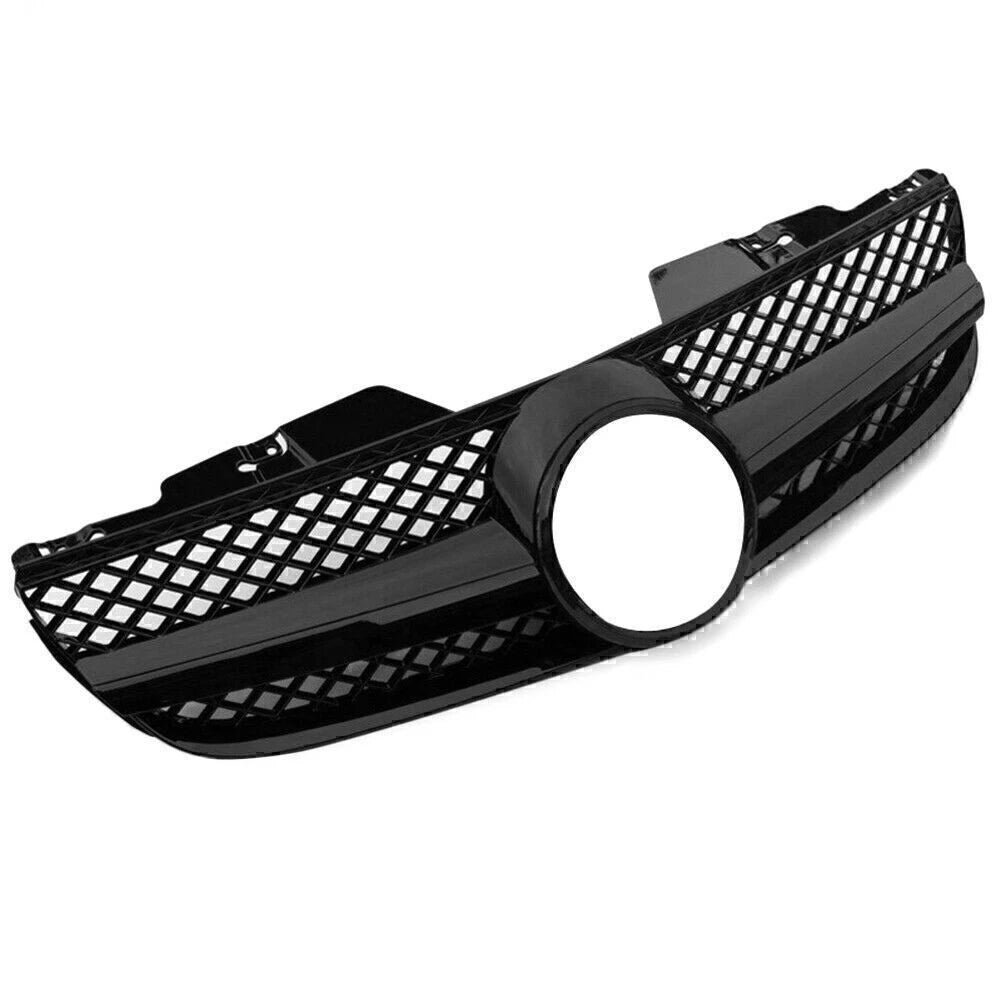 Upper Bumper Mesh Grille for Mercedes Benz R230 SL500 SL600 (2007-2009) Black