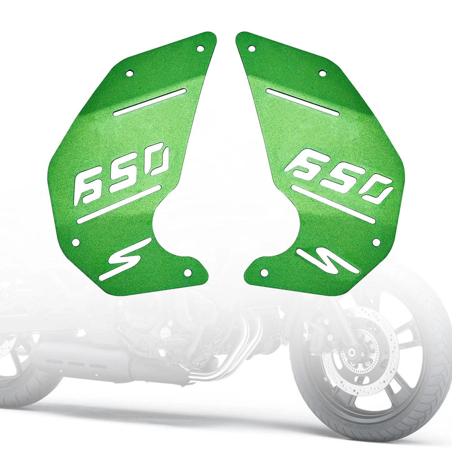 Engine Side Plate Cover Green for Kawasaki Vulcan S (2015-2022)