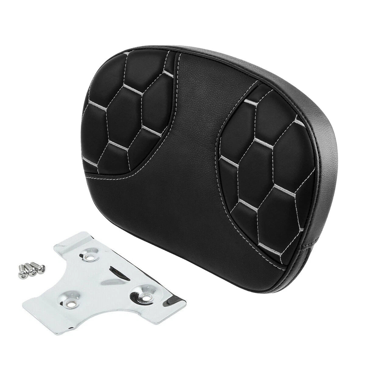 Sissy Bar Passenger Backrest Pad for Harley Touring Street Glide Softail (2009-2023)