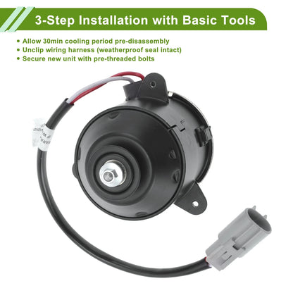 Radiator Fan Motor for Toyota Camry (2000-2007) 1 Pc