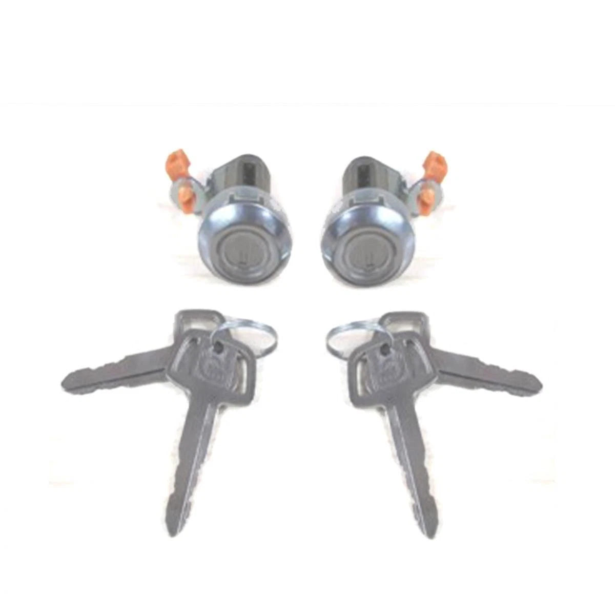 Door Lock Safety Key Set L+R Fits Mitsubishi L200 Triton Pickup UTE 1986-96 D08