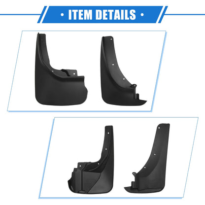 Mud Flaps for Ford Explorer 2011-2019 Black Front Rear Splash Guards