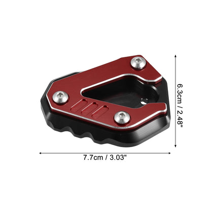 Aluminum Alloy Motorcycle Kickstand Pad for BMW S1000RR (2019-2023) Red
