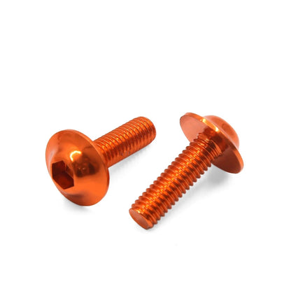 10pcs M6 x 20mm Hexagon License Plates Fairing Bolts Screw for Motorcycle
