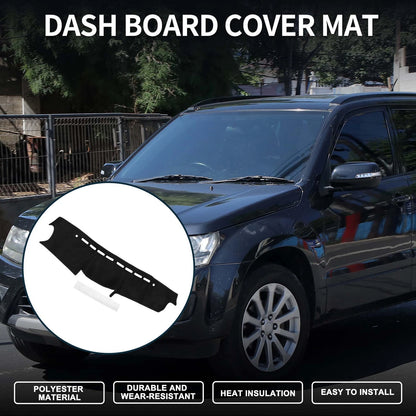 Dashboard Cover Mat for Suzuki Jimny JB64 JB74 (2018-2024) Black