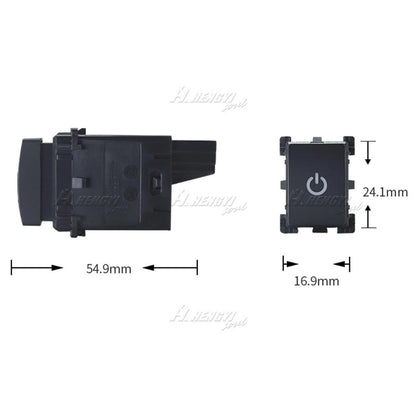 LED Dashboard Switch Button for Subaru Impreza/Crosstrek/WRX (2016–2025)