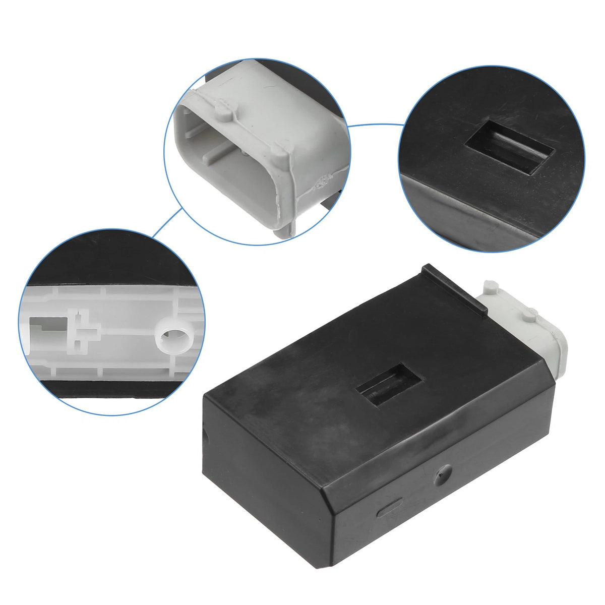Front Left Door Lock Latch Actuator for BMW 525i Black White Gray
