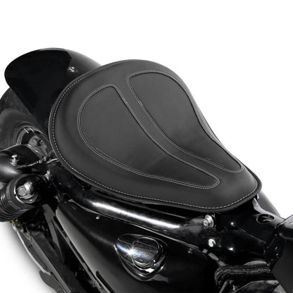 Solo Driver Seat w/ Spring Brackets for Harley Sportster XL 883 1200 (2004-2023)