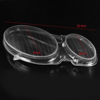 Headlight Lens Covers 2 x Left & Right for Benz W211 E350 E300 2002-2008