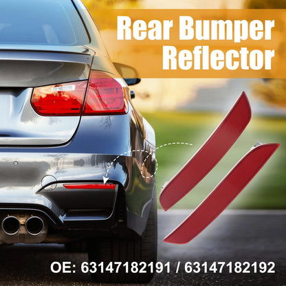 Rear Bumper Reflector Strip Cover Left Right Side for BMW