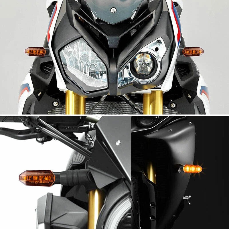 LED Turn Signals for Dirt Bike Motorcycle - Amber Indicators (2020-2023)