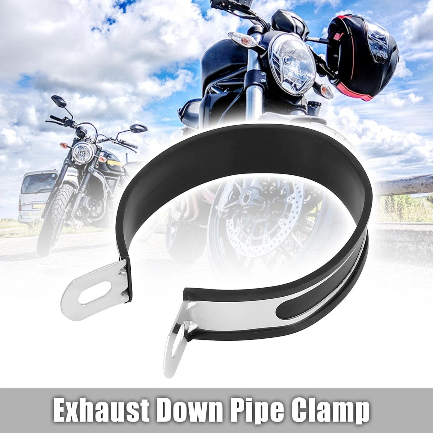 Exhaust Band Joint Clamp Sleeve 3.94inch 100mm for Motorcycle