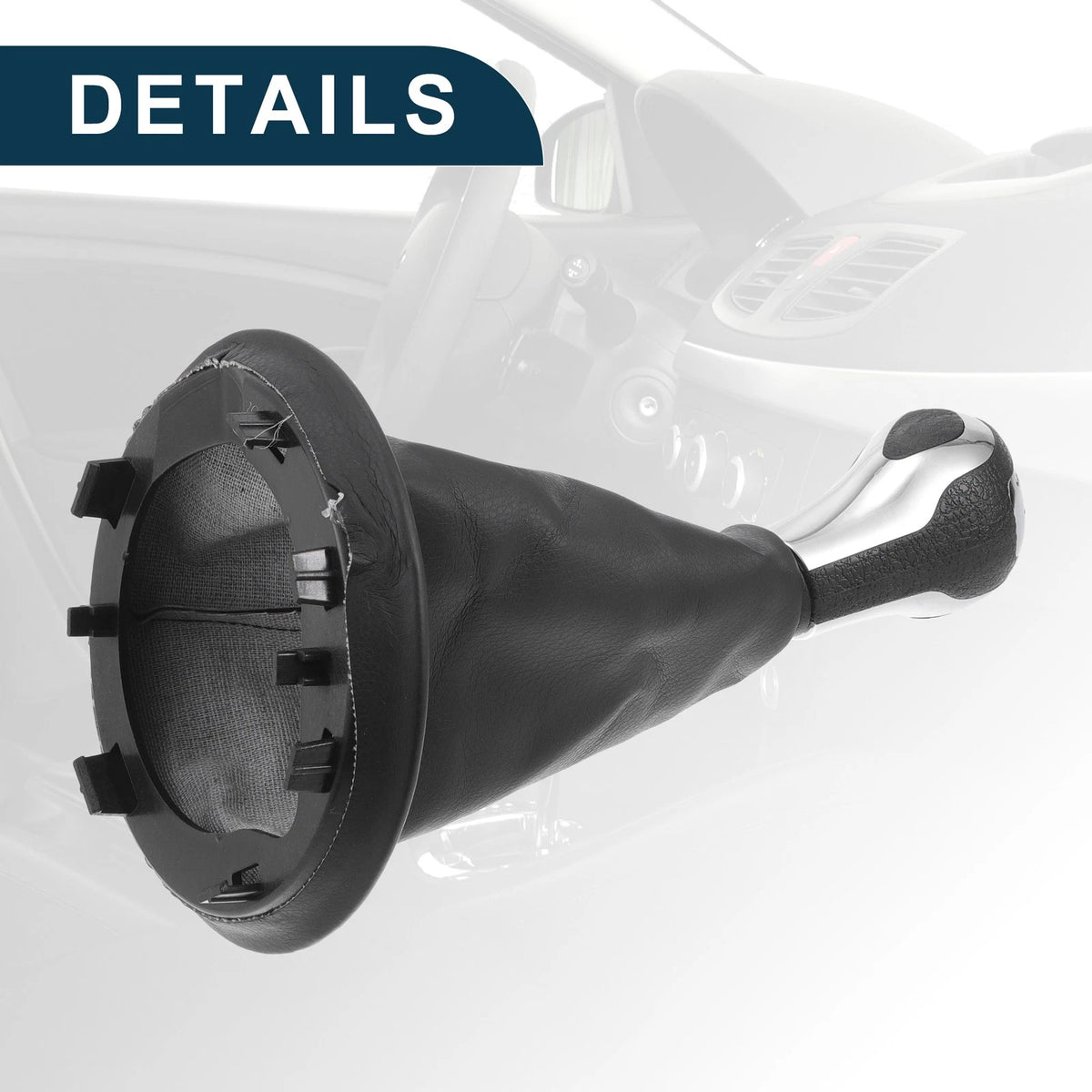 5 Speed Gear Shift Knob & Cover for Peugeot Partner (2008-2022)
