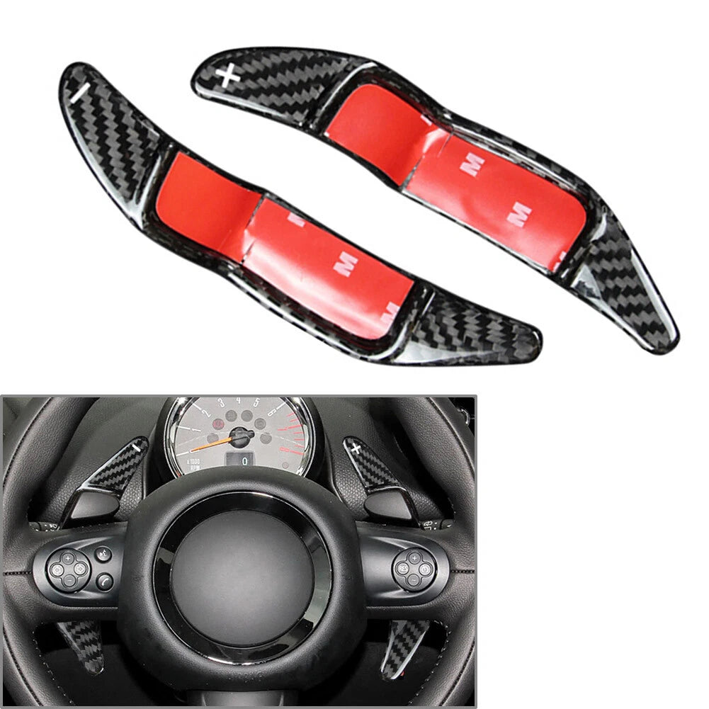 Carbon Fiber Steering Wheel Shift Paddle for Mini R55 R56 R57 R58 R59 R60 R61