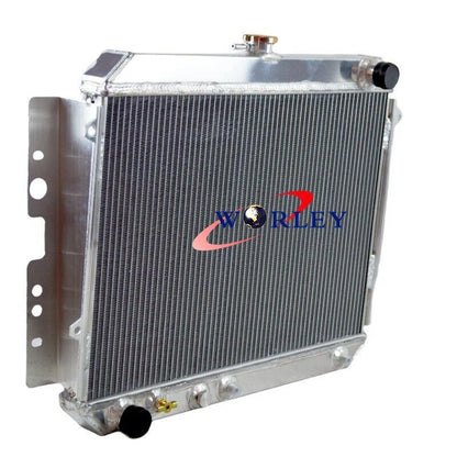 2 Row Radiator + Fan for Ford Courier, Mazda B2200 (1984-1993)