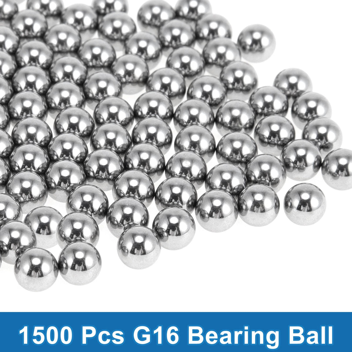 0.7mm Bearing Ball Steel G16 Precision Ball Silver Tone 1500 Pcs