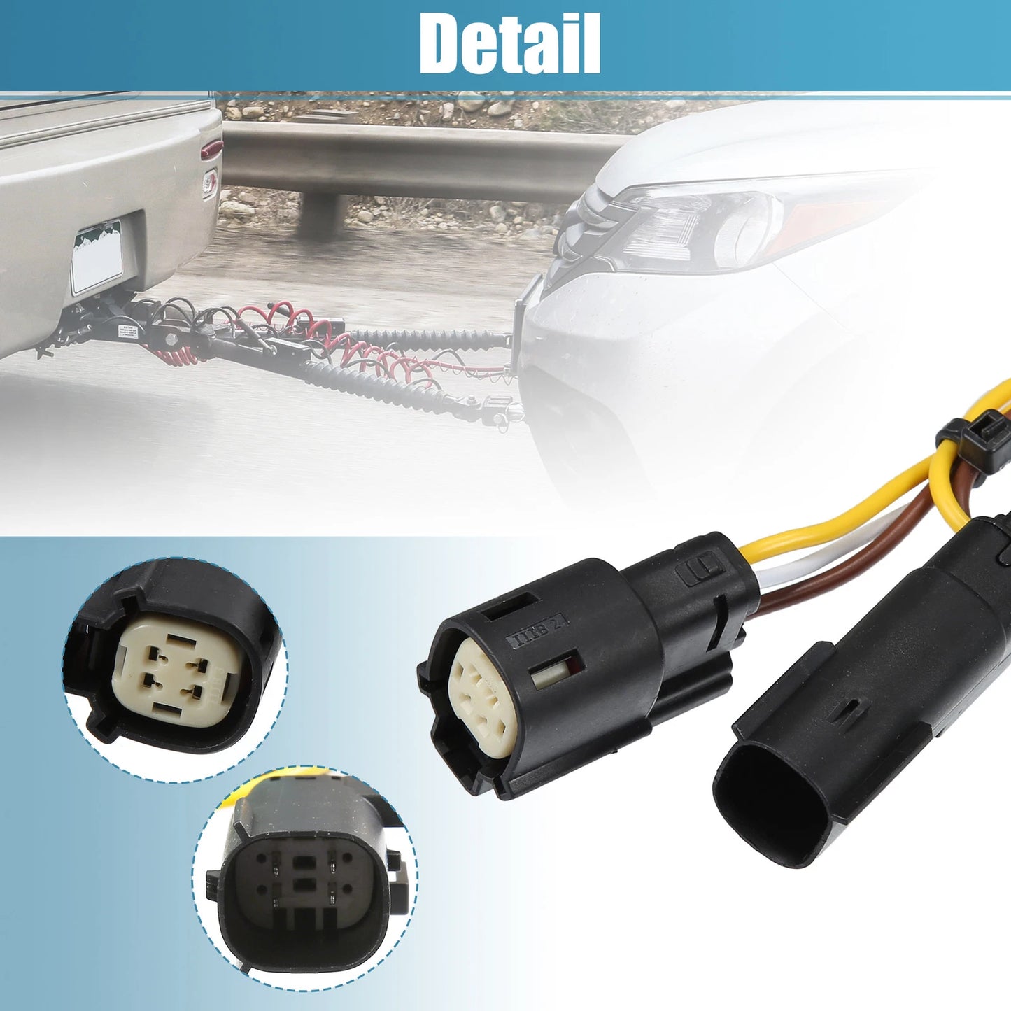 4-Pin Trailer Wiring Harness for Ford Transit 150 250 (2015-2022)