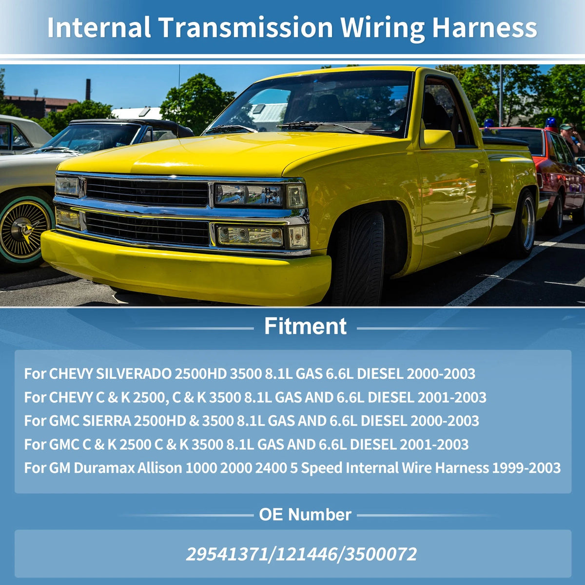 Transmission Wiring Harness for Chevy C2500 C3500 (2001-2003)