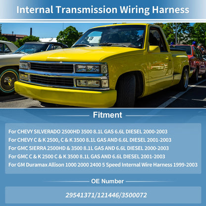 Transmission Wiring Harness for Chevy C2500 C3500 (2001-2003)