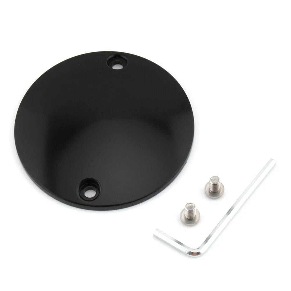 Black Domed Points Covers for Harley Softail Bigtwin