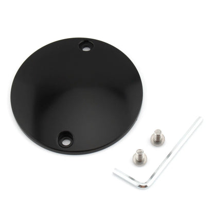 Black Domed Points Covers for Harley Softail Bigtwin