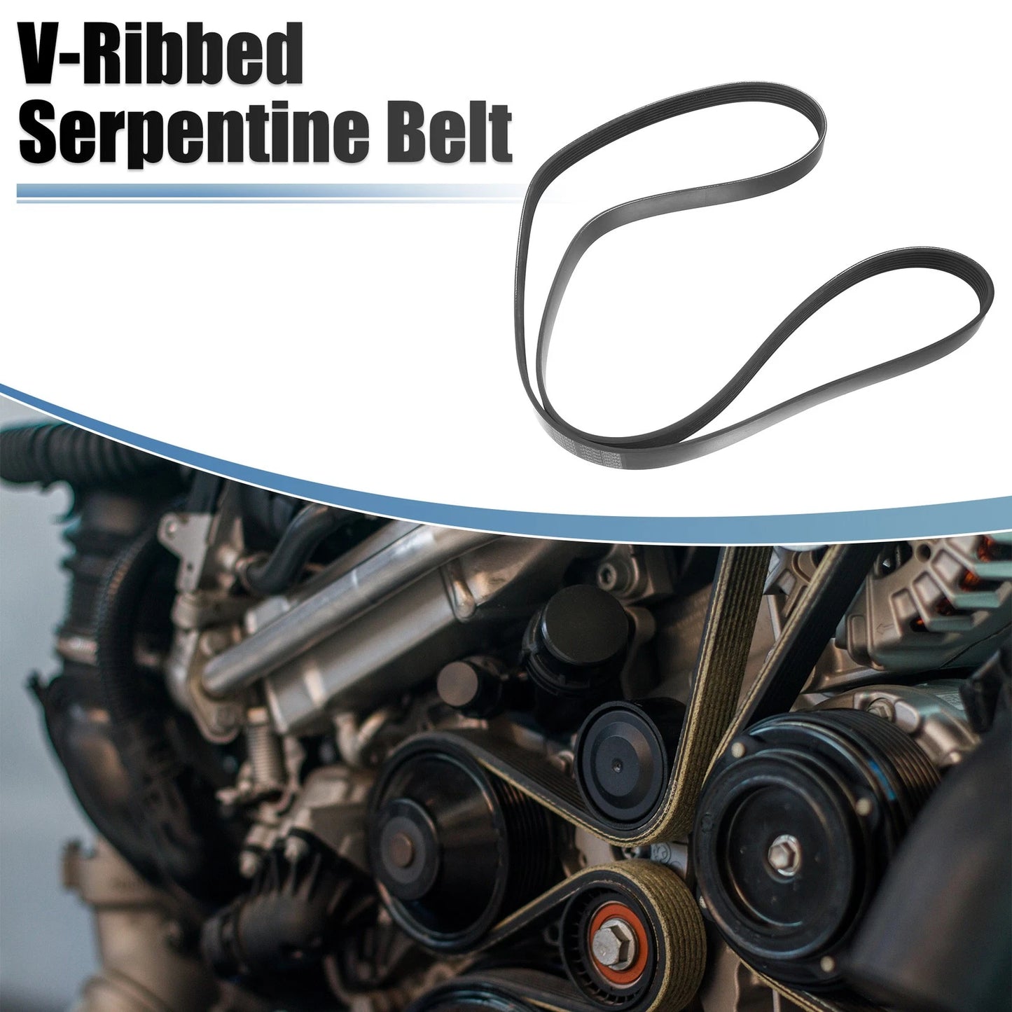 V-Ribbed Serpentine Drive Belt for Toyota Solara 2004-2006 2.4L