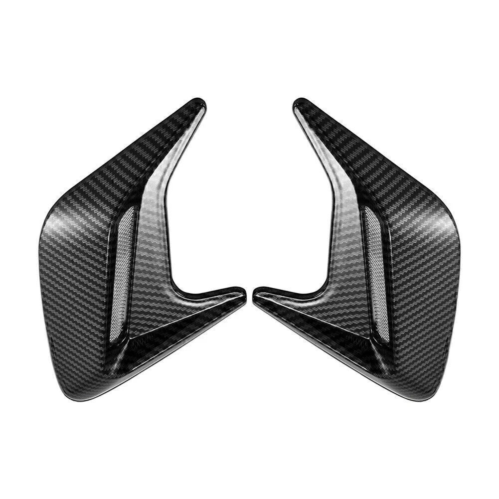 Carbon Air Flow Intake Scoop Vent Cover for Car Hood Decoration