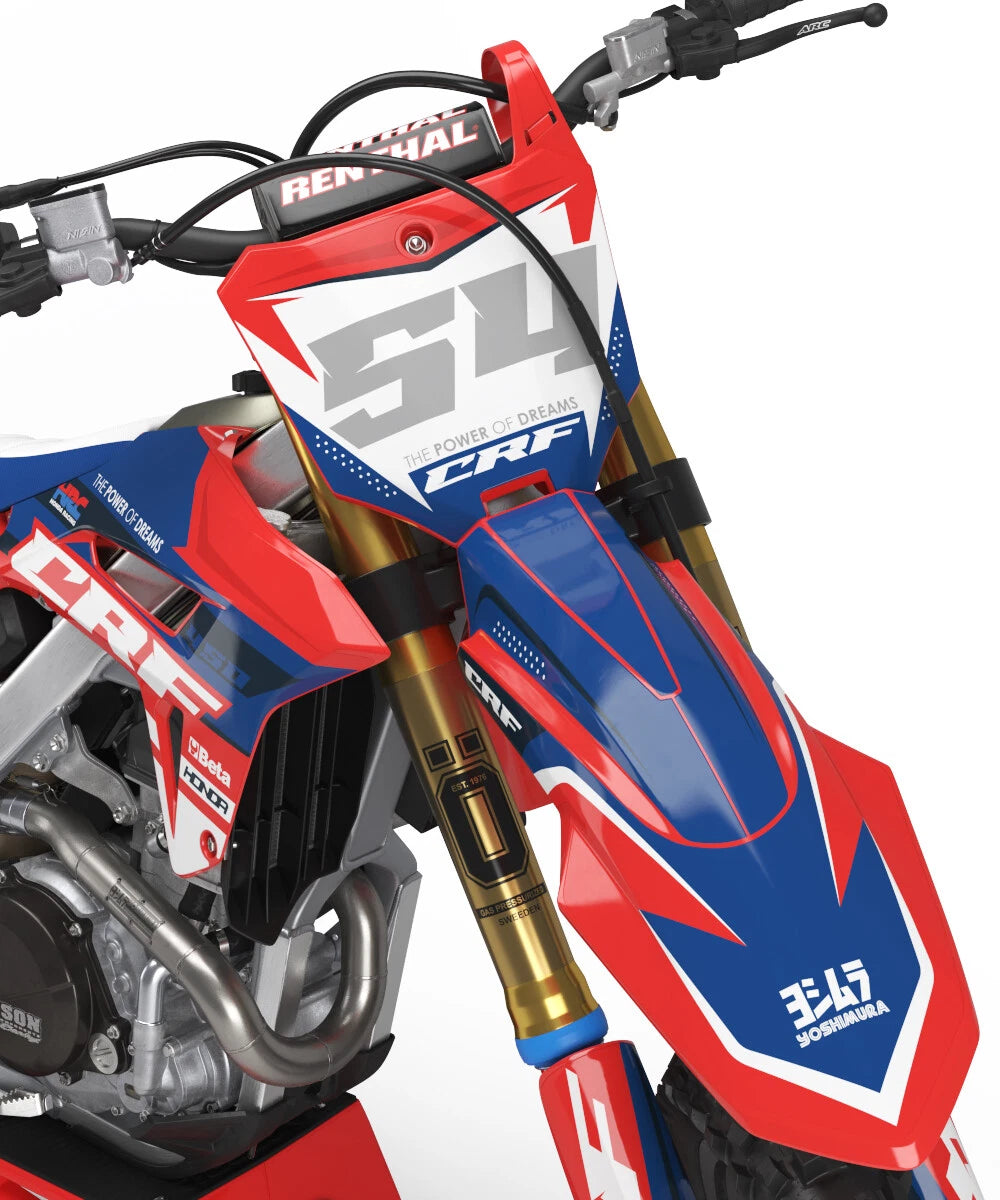 FIERCE STYLE Custom Graphics Full Kit for Honda CRF 110 (2013-2018)