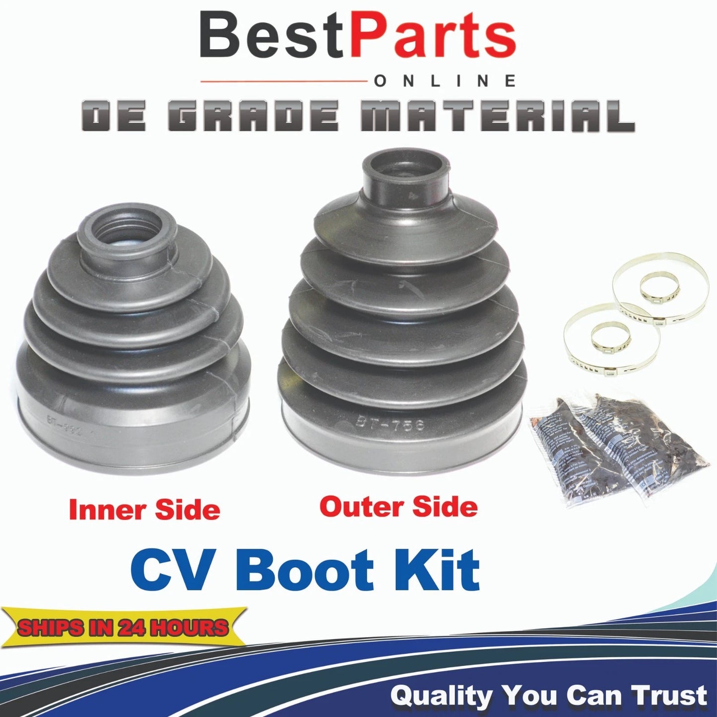 CV Axle Boot 2.0L Front Inner & Outer for Honda Civic (2006–2010)