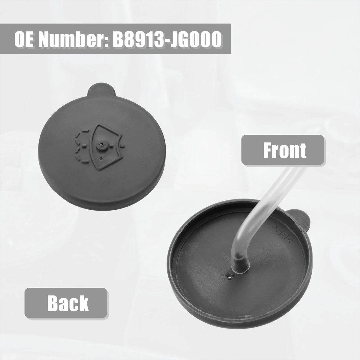 4 x Windshield Washer Fluid Reservoir Caps for Nissan Rogue (2008-2013)