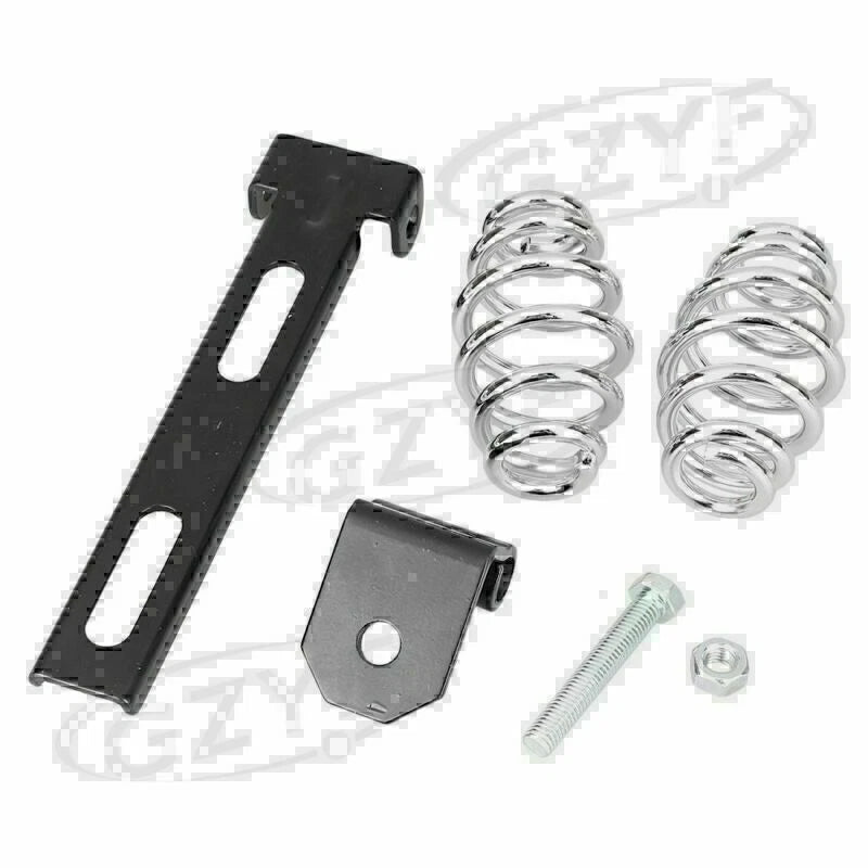 Sliding T-Bar & Solo Seat Barrel Spring Mounts for Moto Seat