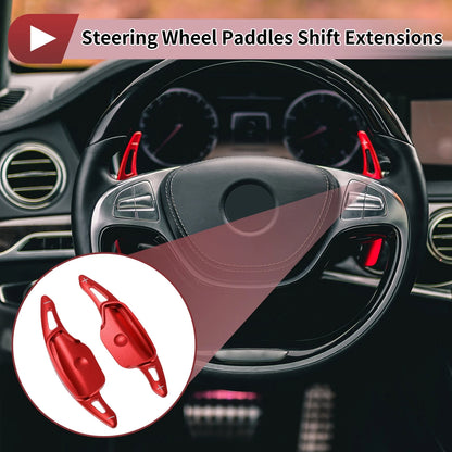Red Aluminum Alloy Steering Wheel Paddles for Kia Sorento (2018)