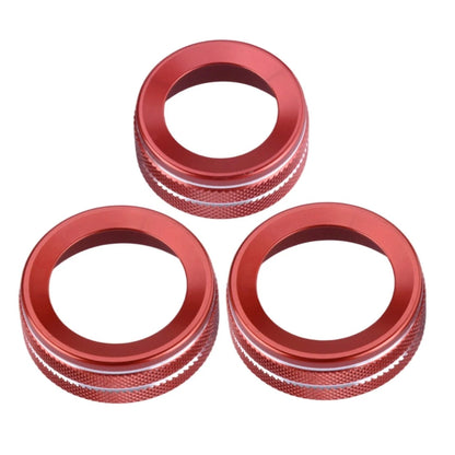 Red A/C Volume Switch Knob Ring Cover for Ford Ranger (2023-2025)