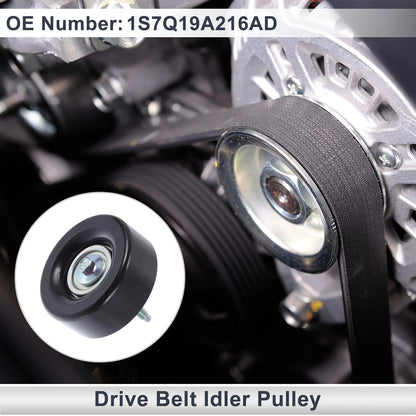 Drive Belt Idler Pulley for Ford Mondeo (2000-2015) - 1 x Quality Replacement