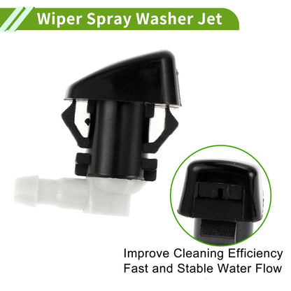 2Pcs Y Hose Connector Windshield Washer Nozzle for Chevrolet (2013-2017)