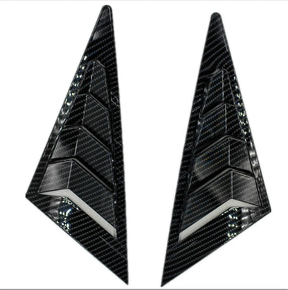 Carbon Fiber Side Window Louver Shutter Covers for Honda Civic (2006-2011)