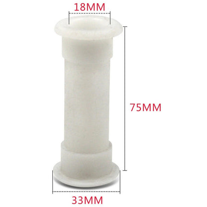 2 x Boat Plastic Drain Tube Drain Thru-hull for MotorwellBaitwell