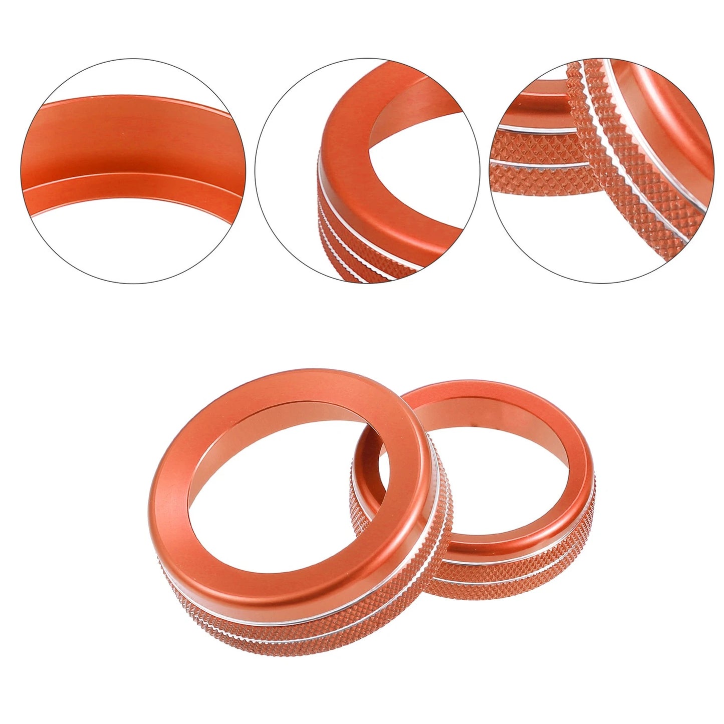 7 x AC Headlight Radio Switch Knob Covers for Ford 4WD