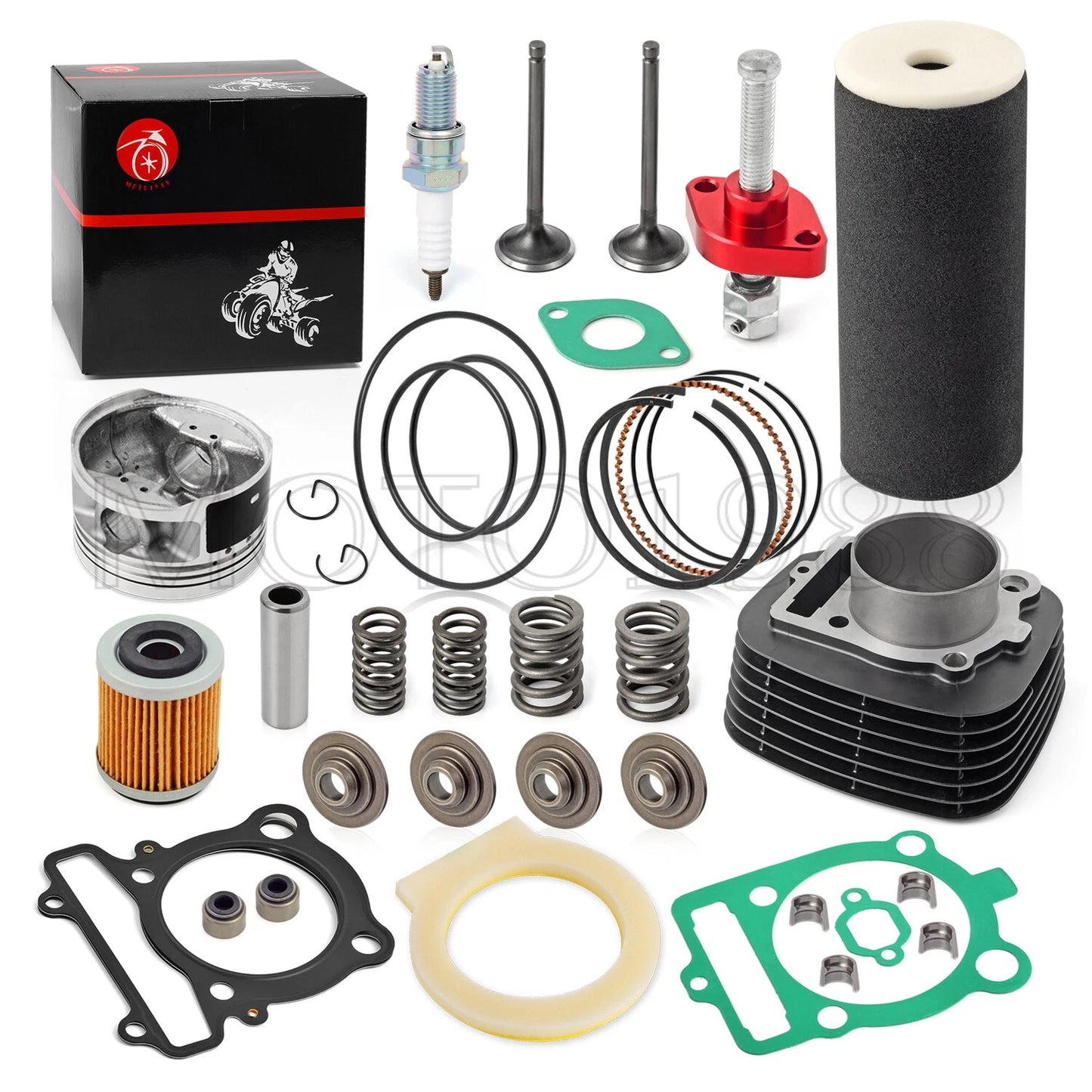 Top End Kit Cylinder Piston Valve Air Filter for YAMAHA Raptor 350 (2004–2011)