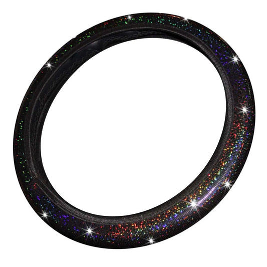 15" Diamond Bling Steering Wheel Cover for Car SUV - Anti-Slip (2020-2023)