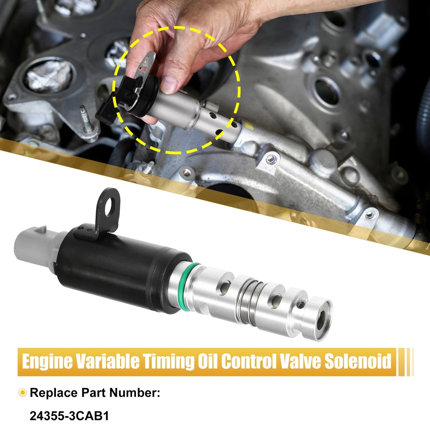 Camshaft Oil Control Valve VVT Solenoid for Kia Sedona EX LX 3.5L (2006-2014)