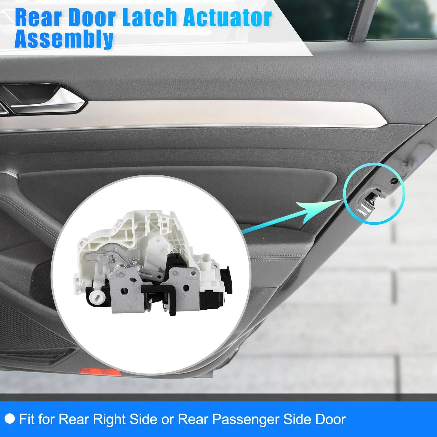 Rear Right Power Door Lock Actuator for Dodge Durango, Jeep (2004-2009)