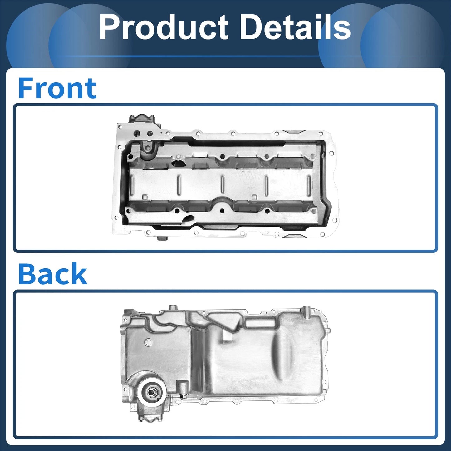 1x Engine Oil Pan for Chevrolet Camaro (1967-1987)