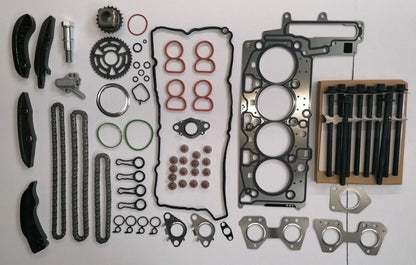 Head Gasket Set Bolts Timing Chain Kit for BMW 118D 120D 316D 318D 320D