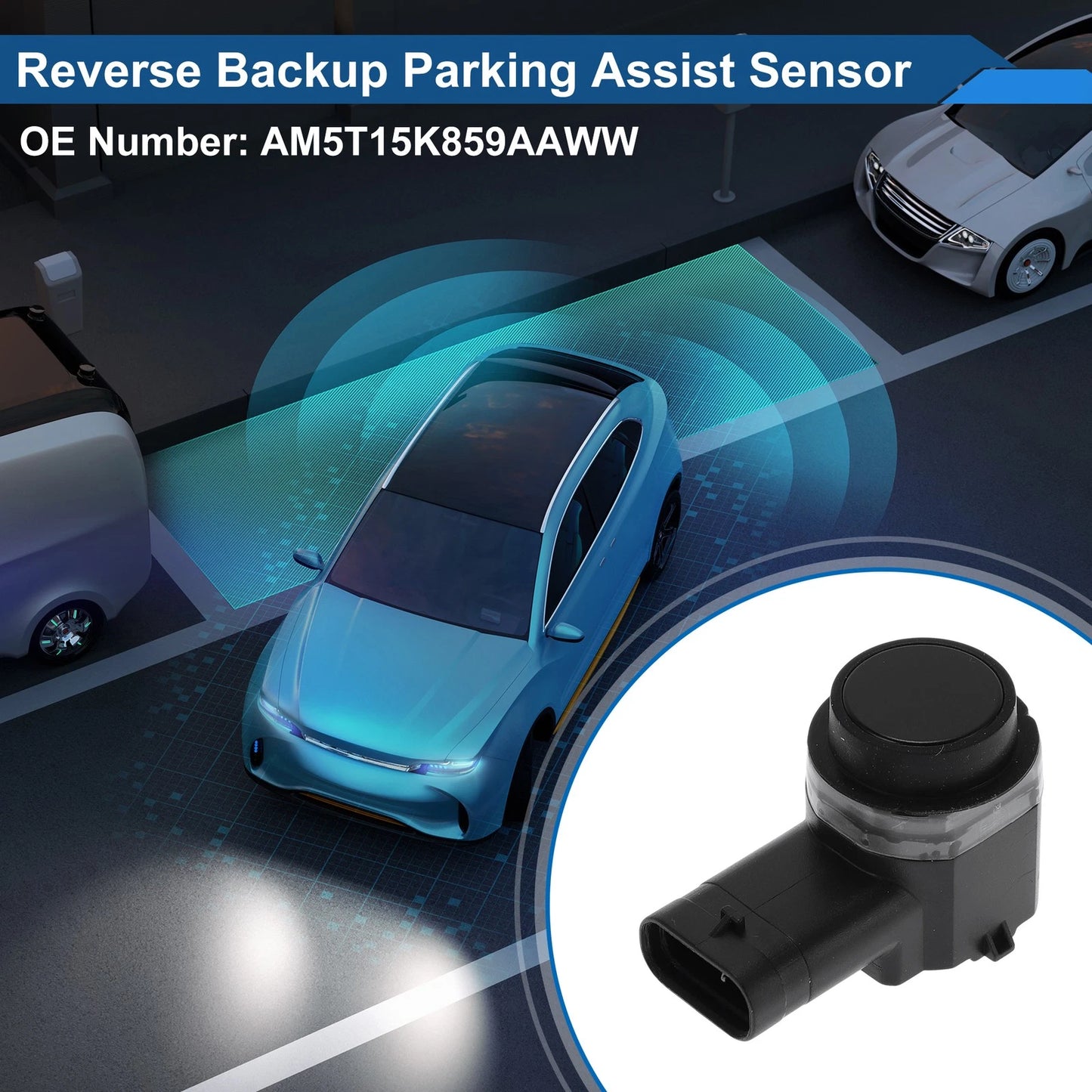 Reverse Backup Parking Sensor for Ford Explorer (2020-2021) Black