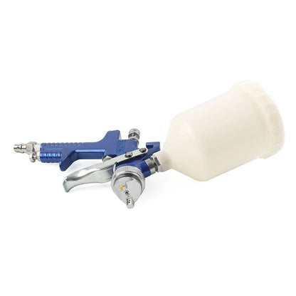 HVLP H827 Spray Gun 600ml Cup 1.7mm Nozzle for Airbrush - Blue