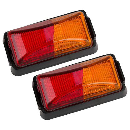 LED Side Marker Light for Truck Trailer Clearance Amber Red Lamp
