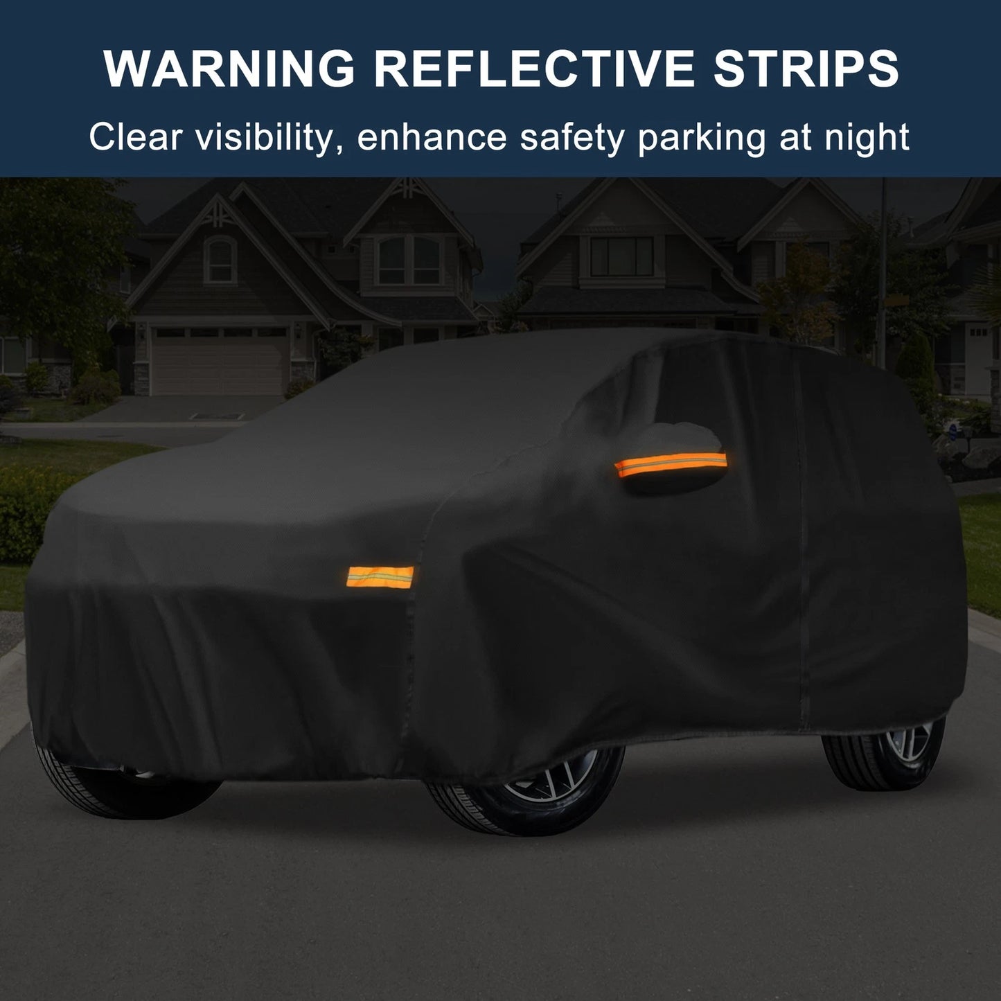 Waterproof Aluminum Film Inner Cotton Car Cover for Jeep Grand