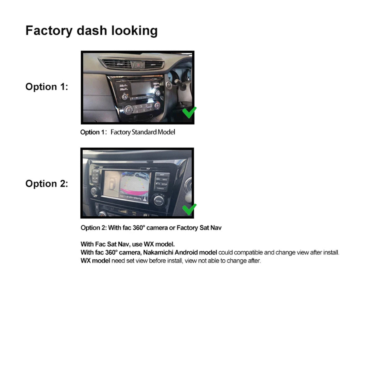 6-128GB Wireless Carplay Android Auto Head Unit for Nissan X-Trail Qashqai (2014+)